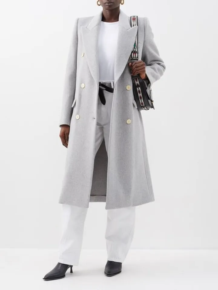 Enarryli Double-breasted Wool-blend Coat