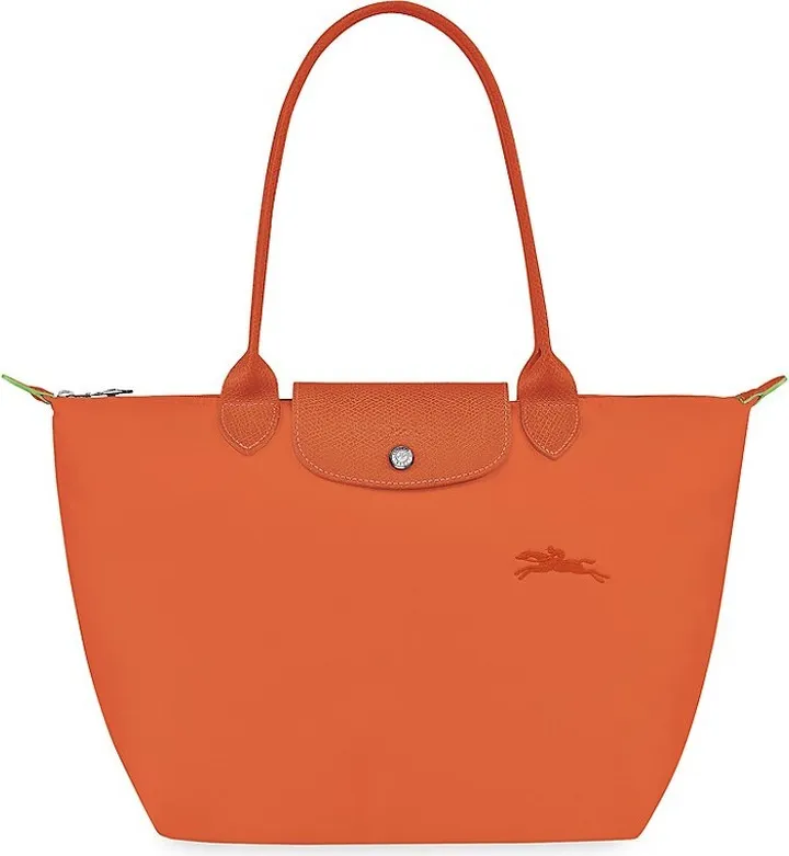 Small Le Pliage Green Canvas Tote