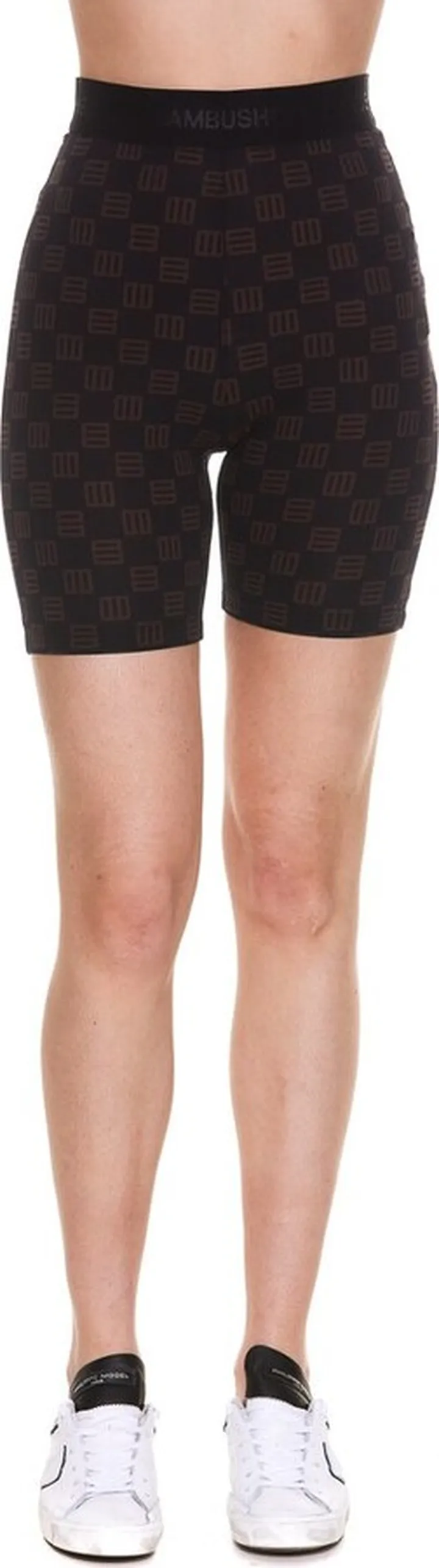 Ambush Logo Monogram High Waist Bike Shorts