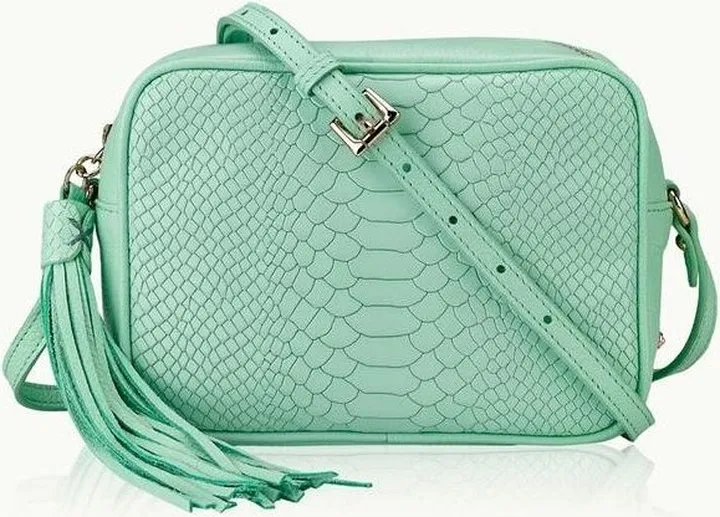 GiGi New York Blue Madison Crossbody Bag