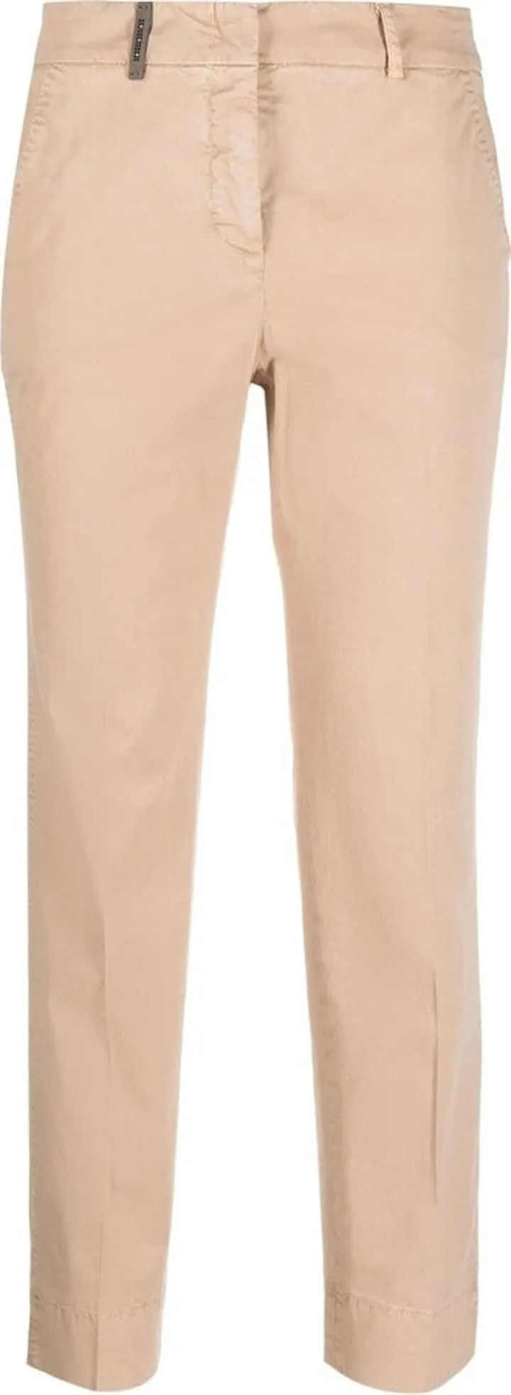 Slim-Cut Cropped Trousers