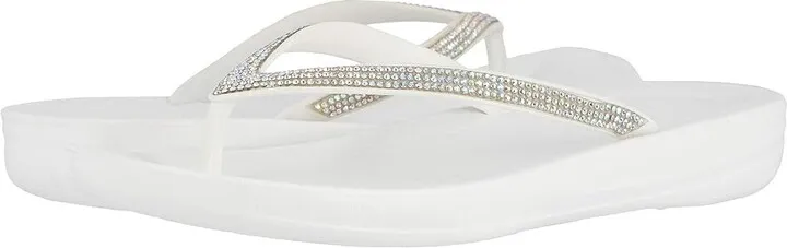 FitFlop Iqushion Sparkle (Urban White) Women's Shoes