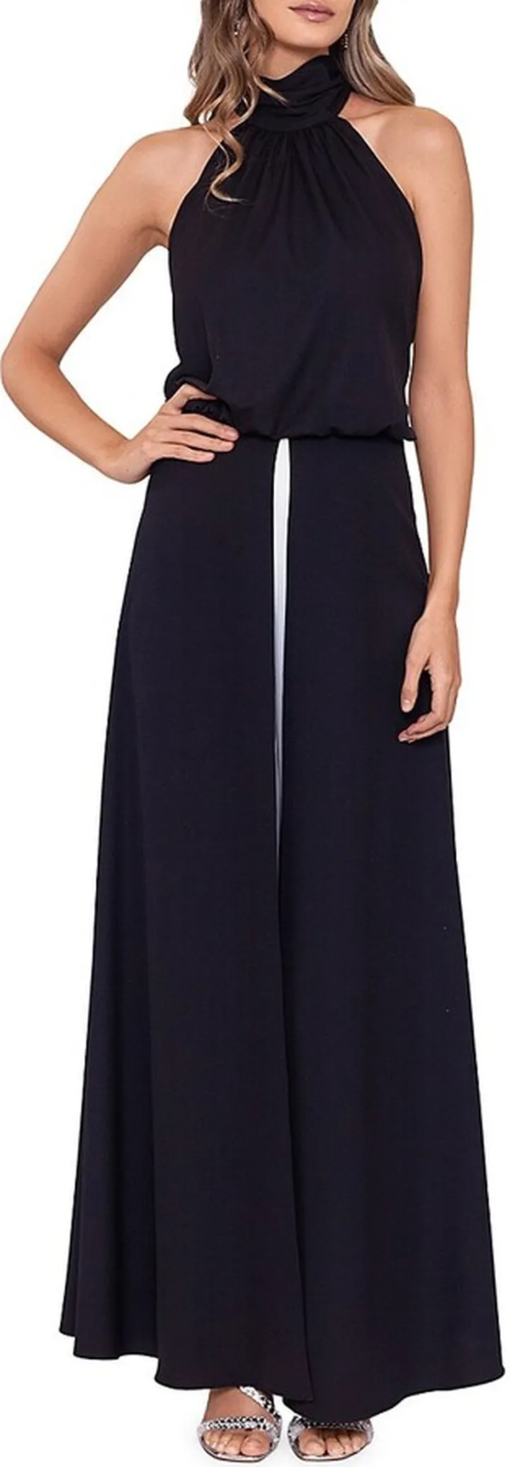 Highneck Blouson Jumpsuit