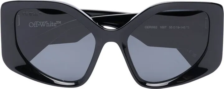 Black Denver Sculptural Frames Sunglasess