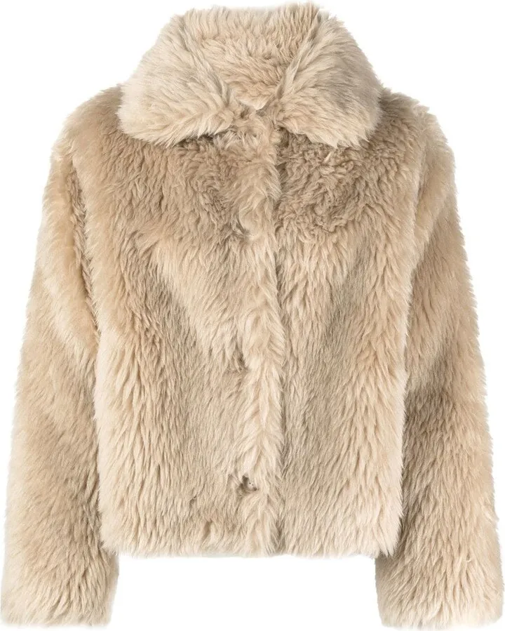 Long-Haired Wool Coat