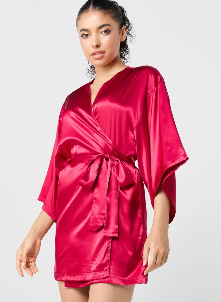 Belted Longline Kimono