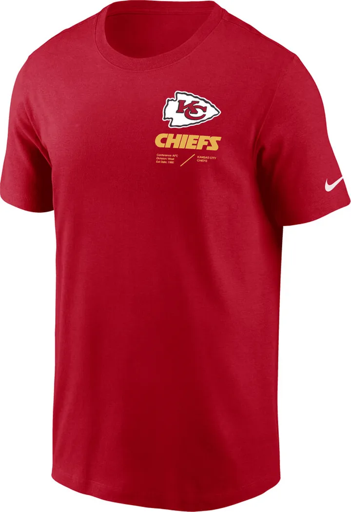 Nike Men's Dri-FIT Lockup Team Issue (NFL Kansas City Chiefs) T-Shirt in Red
