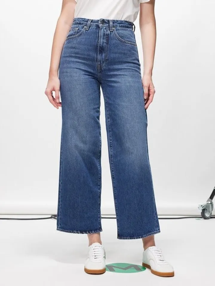 High-rise Cropped Jeans
