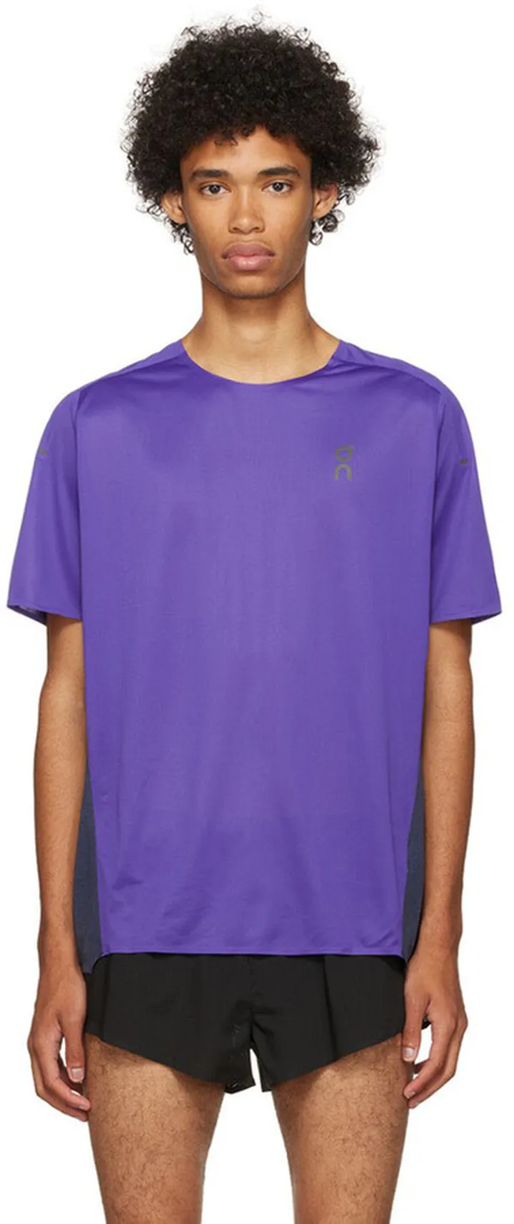 On Purple & Gray Performance T-Shirt