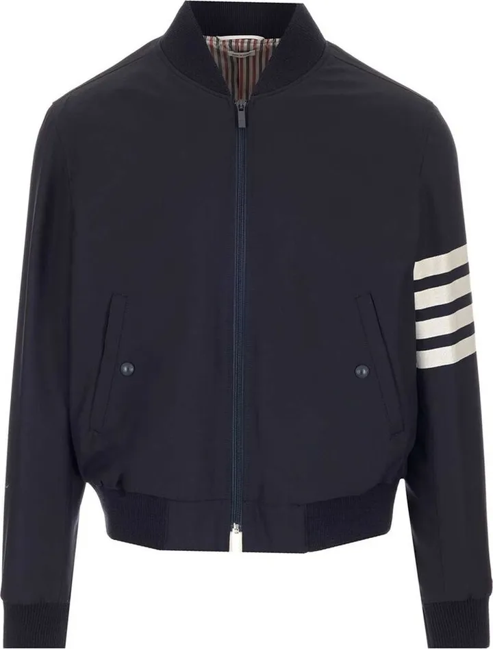 Thom Browne 4-Bar Bomber Jacket