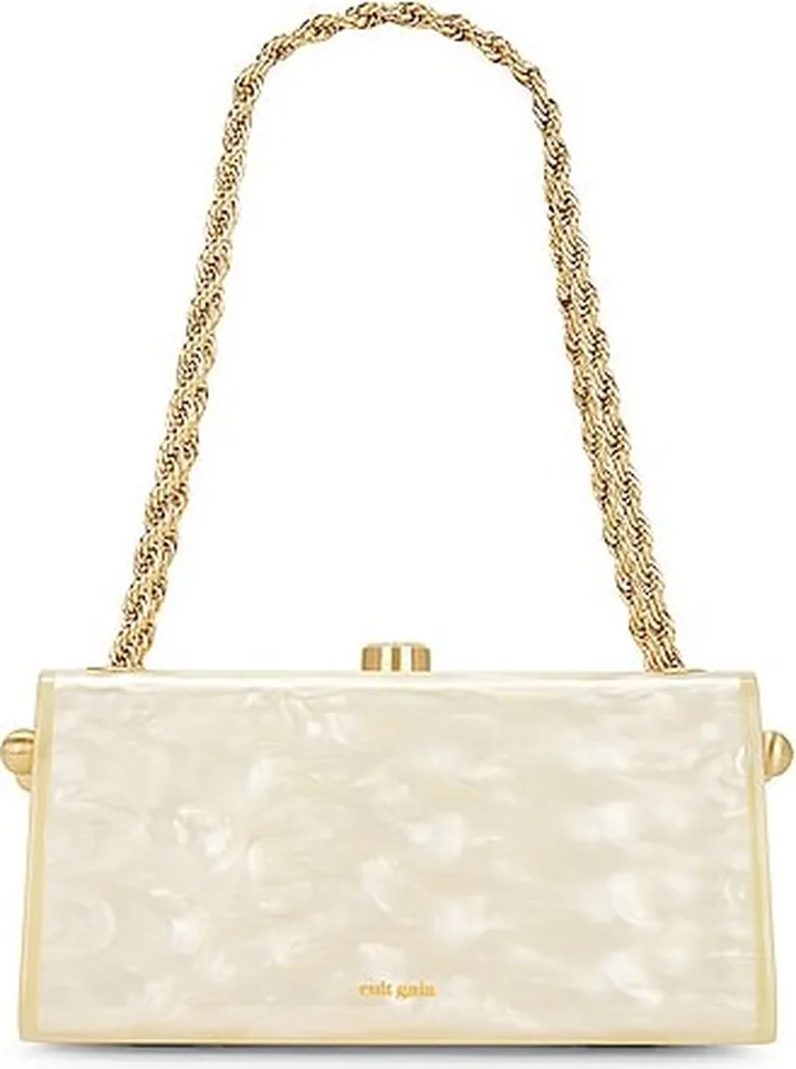 Cult Gaia Hajar Shoulder Bag in Ivory