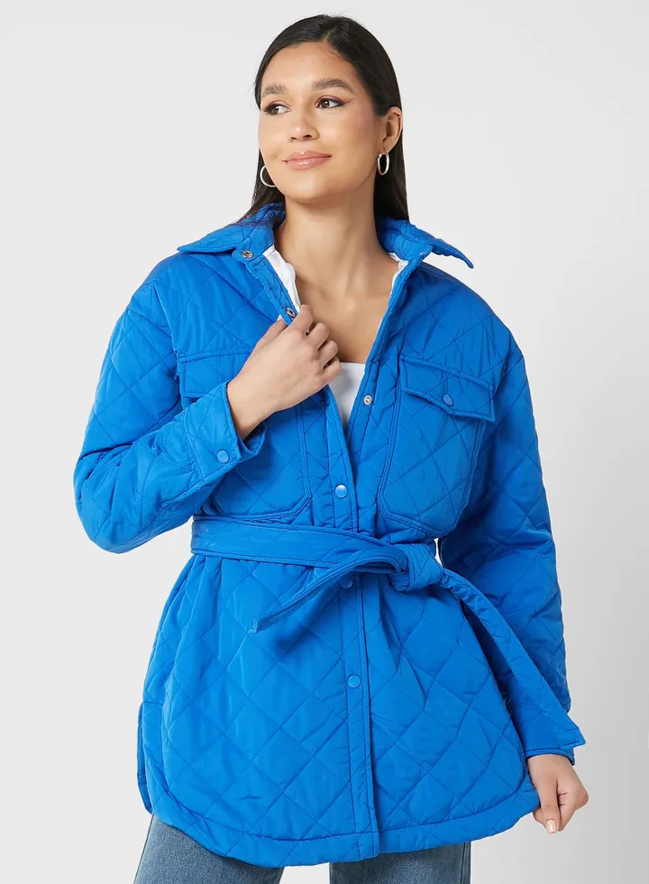 Belted Padded Coat