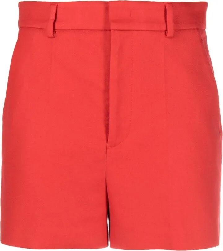 Tailored Cotton-Blend Shorts