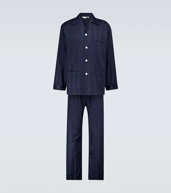 Lingfield cotton satin pajamas