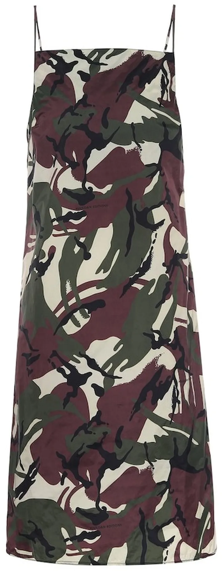 Camouflage slip dress