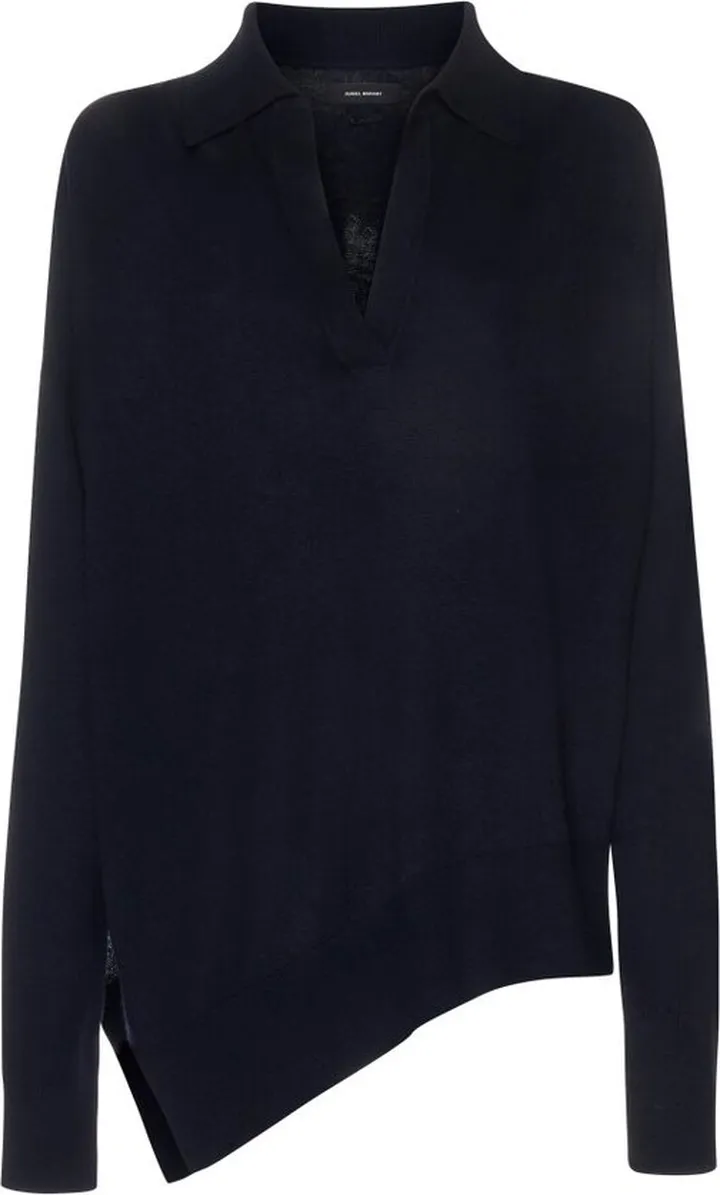 Isabel Marant V-Neck Asymmetric Knitted Sweater