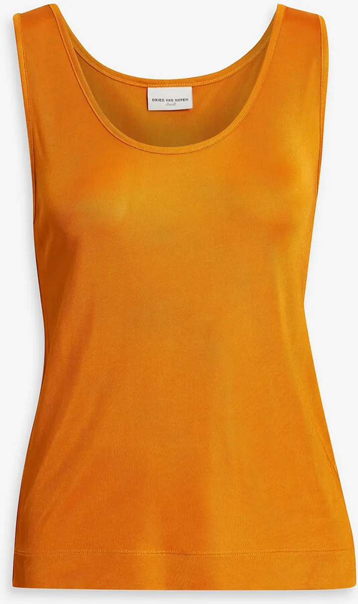 Satin-jersey tank