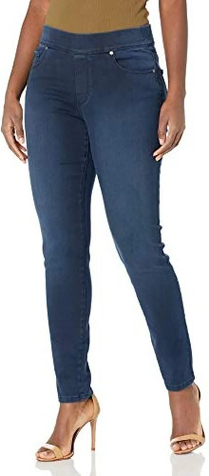 Gloria Vanderbilt Women's Petite Avery Slim Pull On Pant