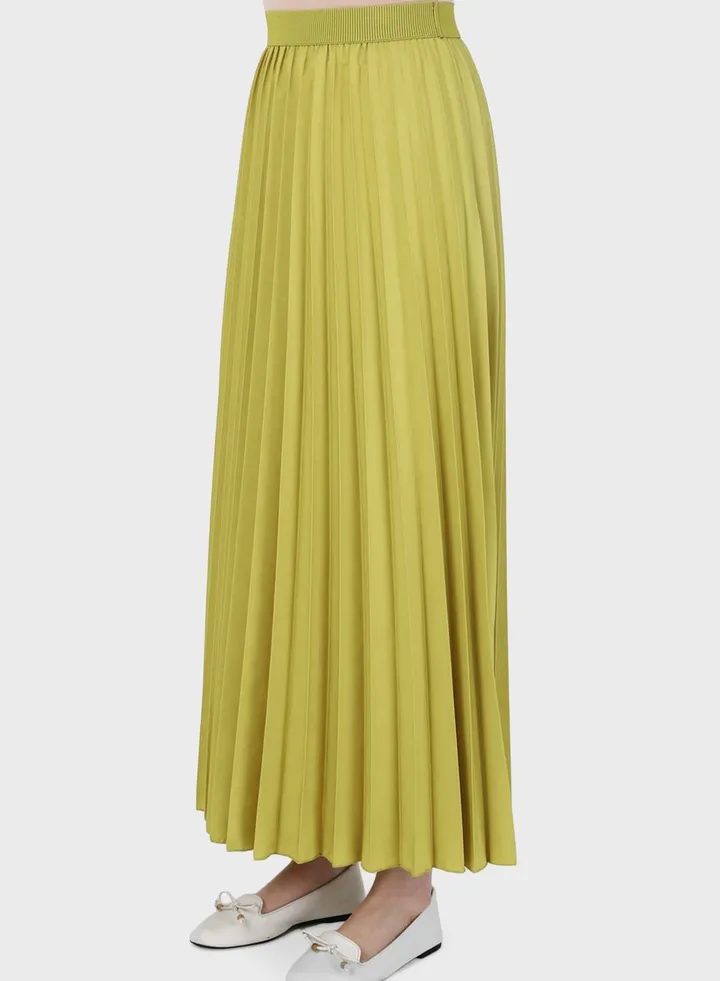 Plisse High Waist Skirt
