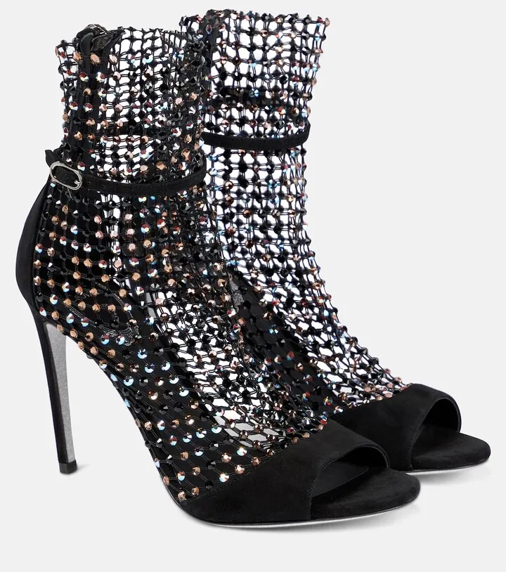 Galaxia embellished suede sandals