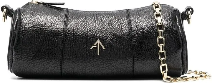 MANU ATELIER- Cylinder Leather Shoulder Bag