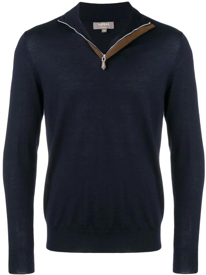 The Regent half-zip jumper
