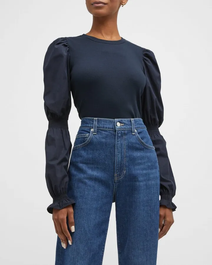 Fawn Puff Sleeve Top