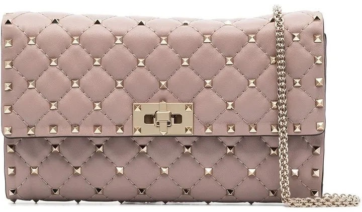 Medium Studded Shoulder Bag