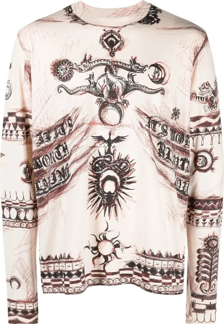 graphic-print organic cotton T-shirt