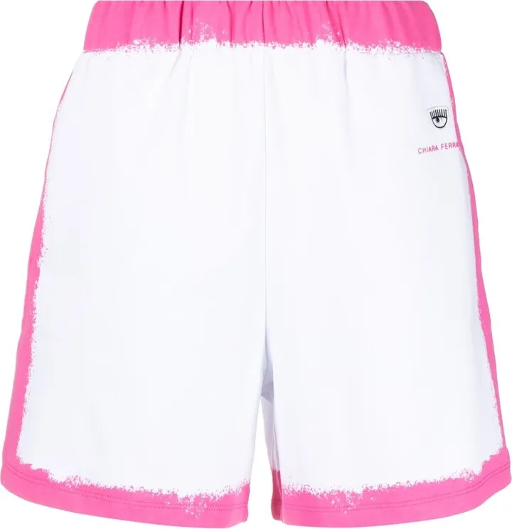 Embroidered-Logo Cotton Shorts