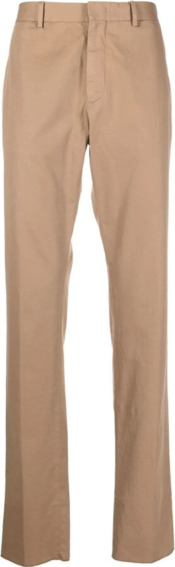 Straight-Leg Cut Trousers