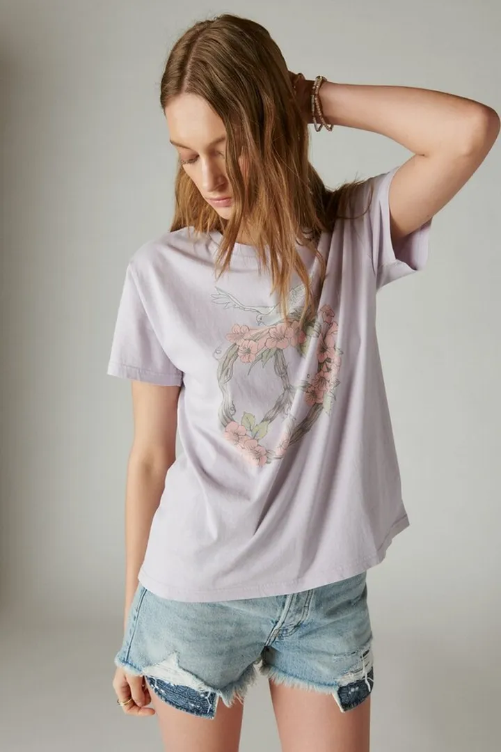 Peaceful Dove Boyfriend Tee