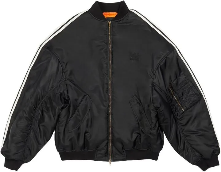 X Adidas Black Bomber Jacket