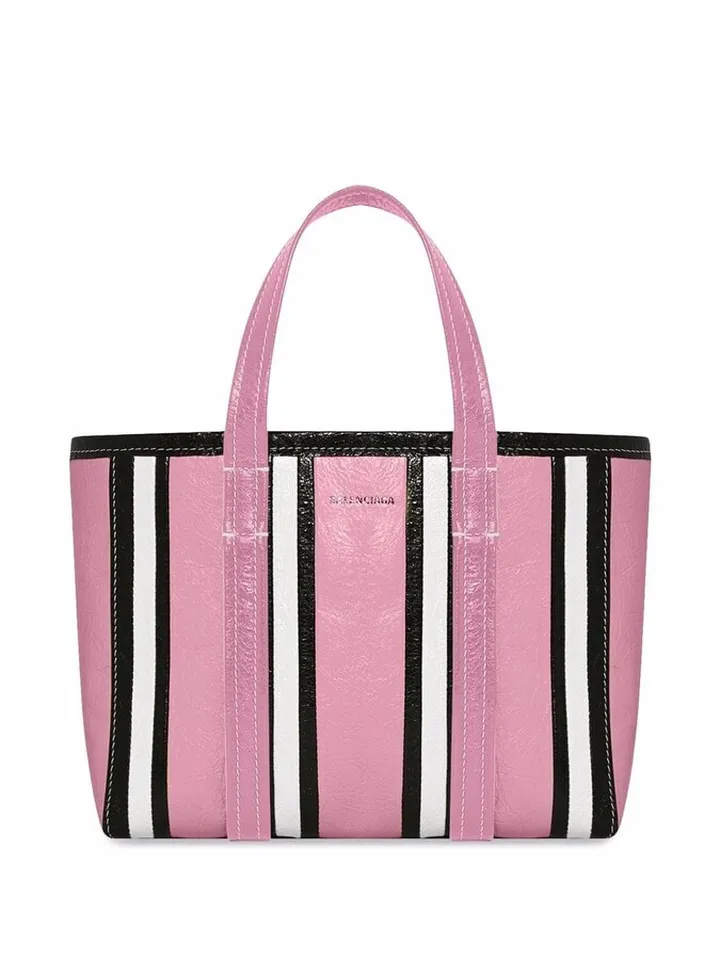 small Barbes East-West striped shopper tote
