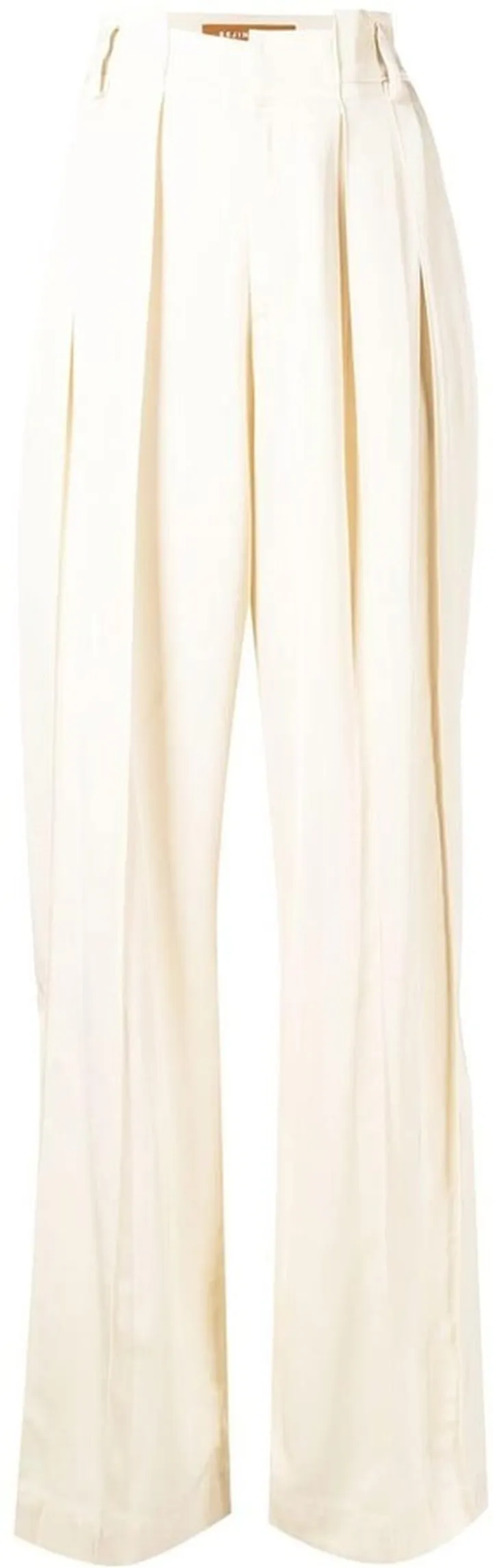 Spencer pleated high-waist trousers