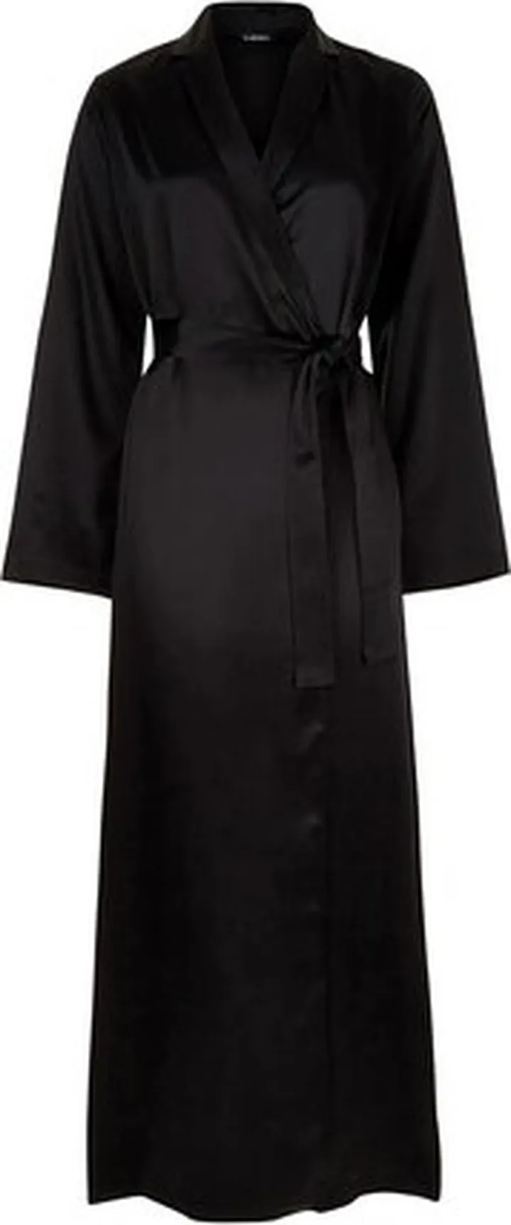 Long silk bathrobe