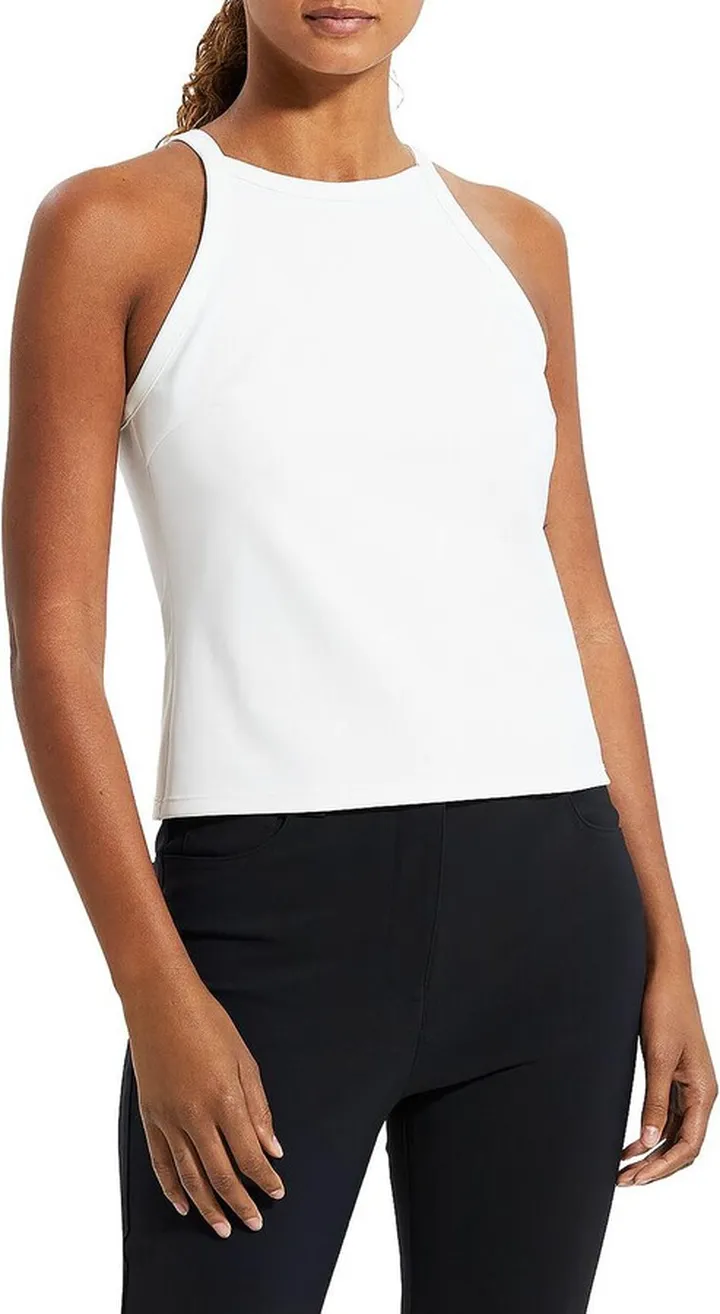 Womens Crop Halter Tank Top