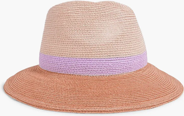 Courtney grosgrain-trimmed paper Panama hat