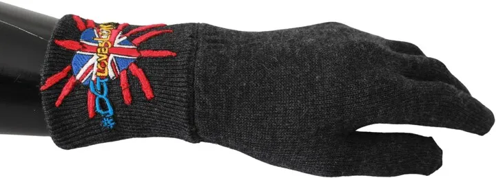 Dolce & Gabbana #DMen'sLondon Embroide Wool Men's Gloves