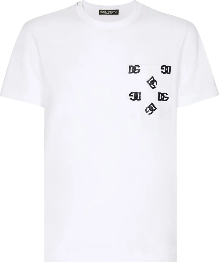 DG logo-print pocket T-shirt