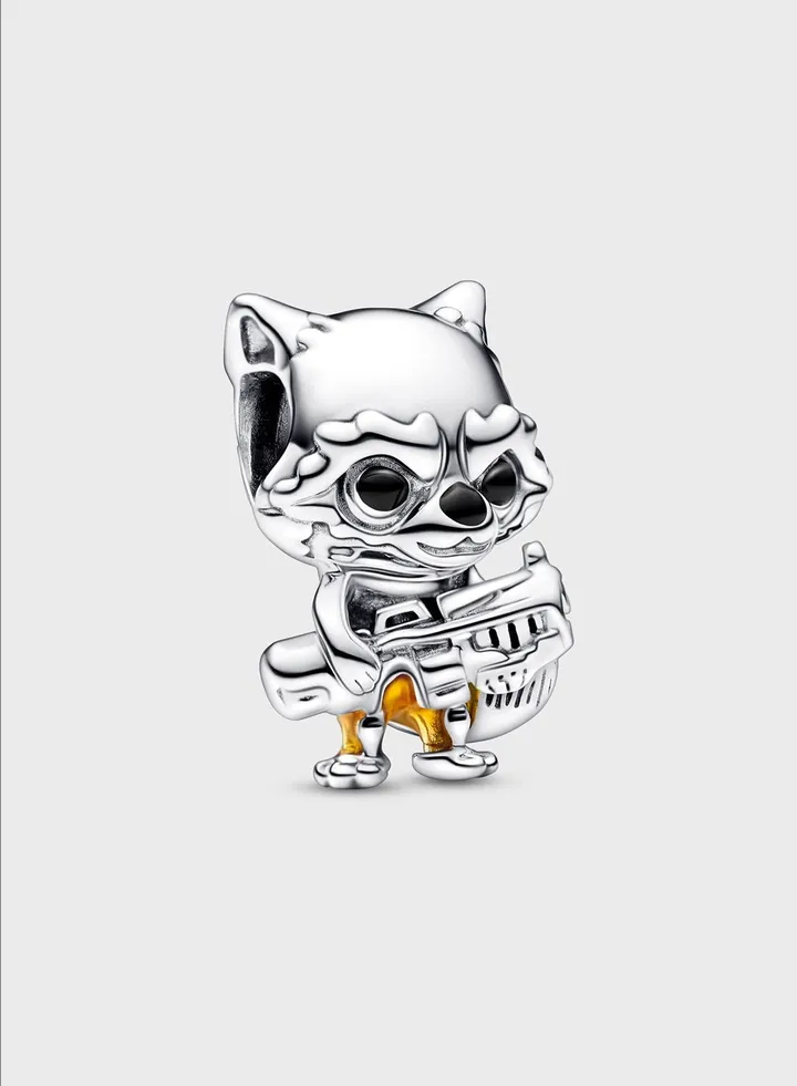 Marvel Rocket Sterling Silver Charm