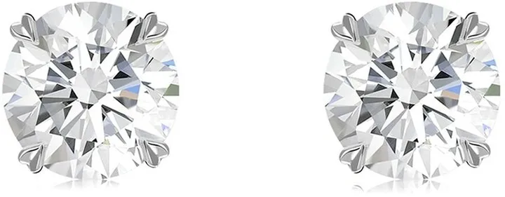 18kt white gold Windsor diamond studs