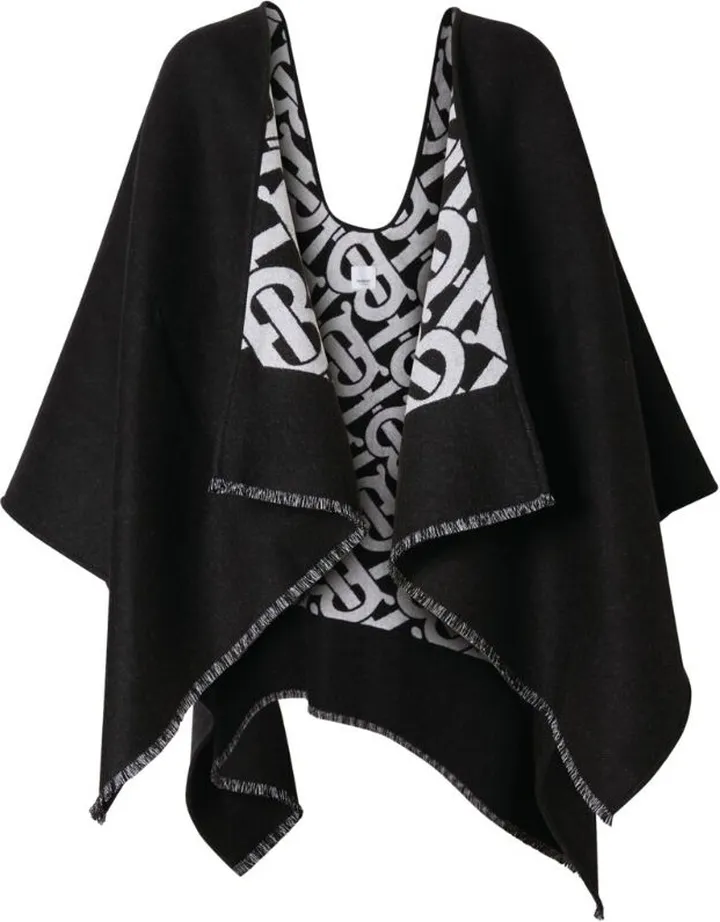 Burberry Monogram Jacquard Cape