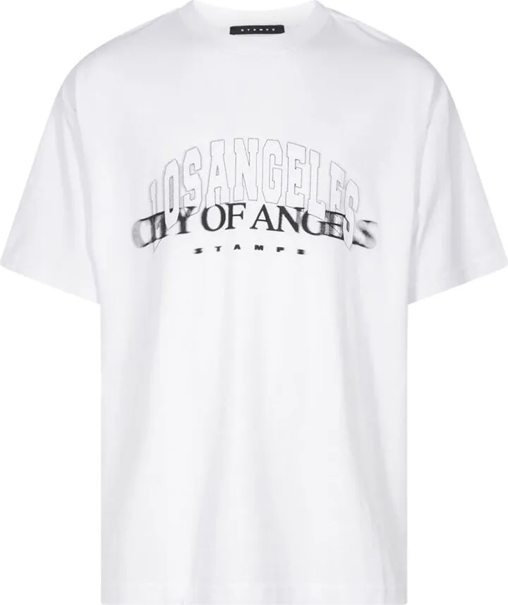 slogan-print T-shirt