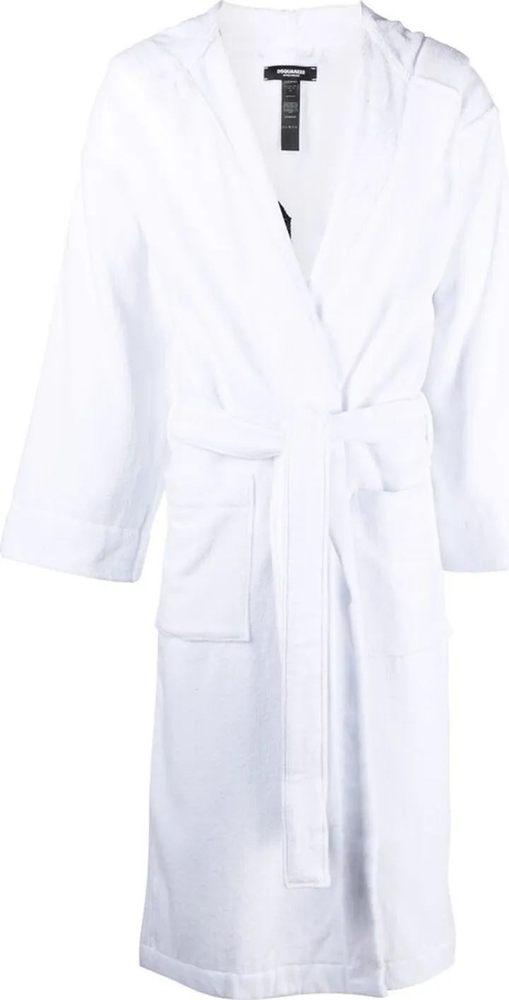 Logo Embroidered Bath Robe