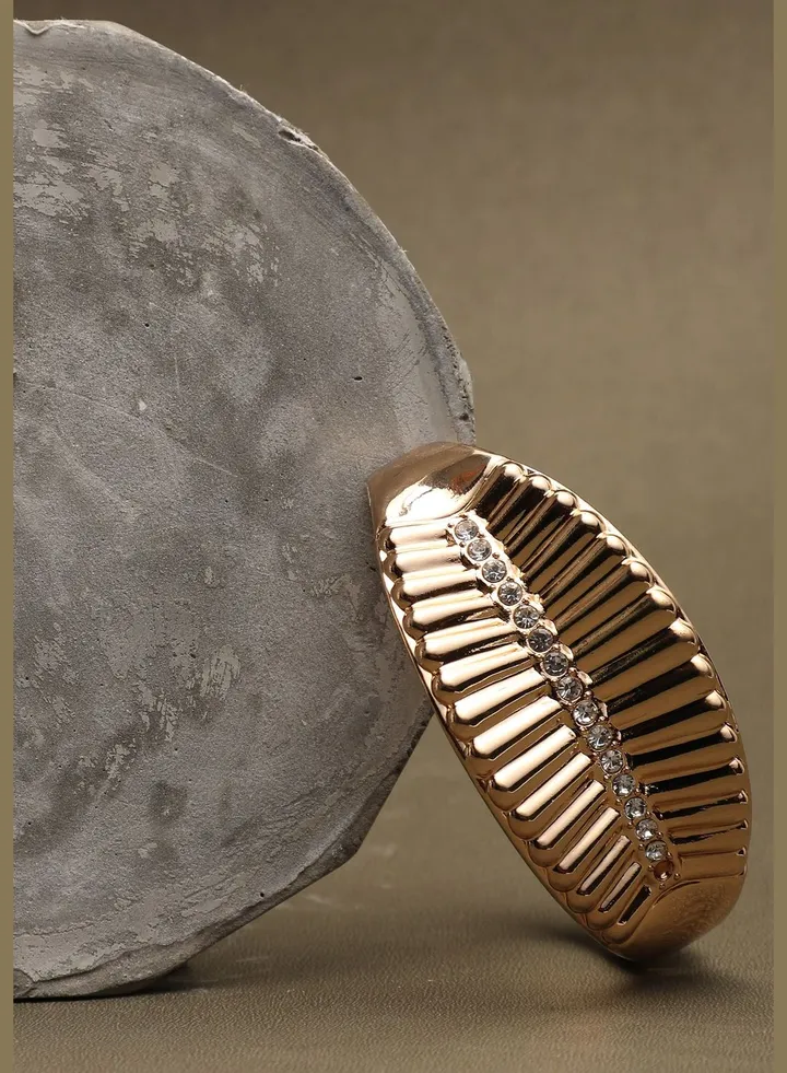 Gold Plated Designer Stone Bracelet