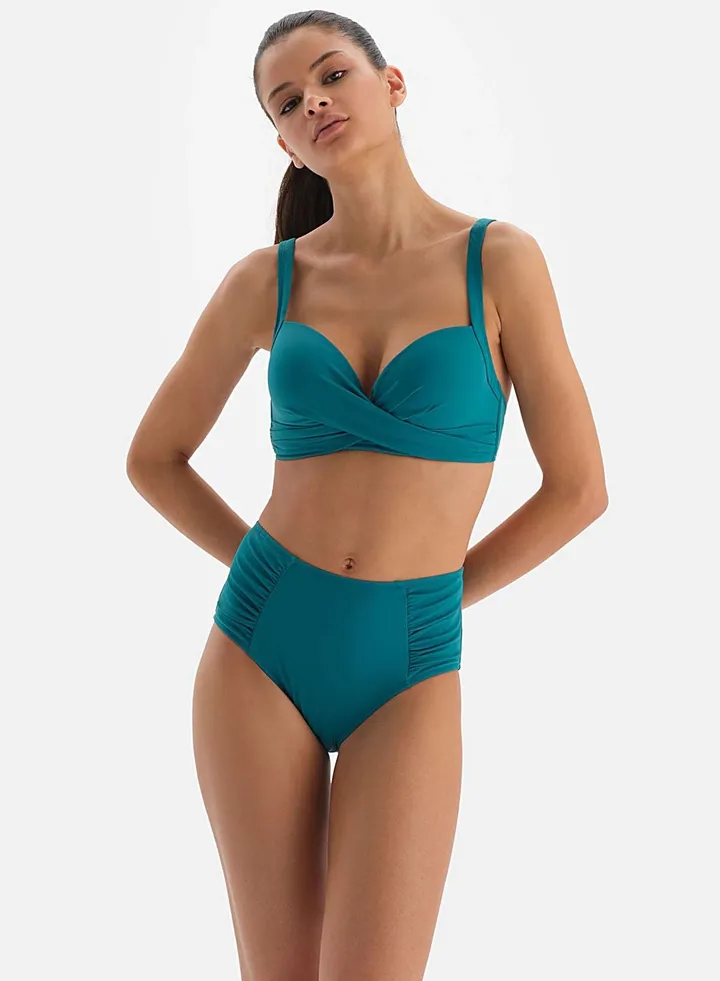 Plunge Neck Bikini Top