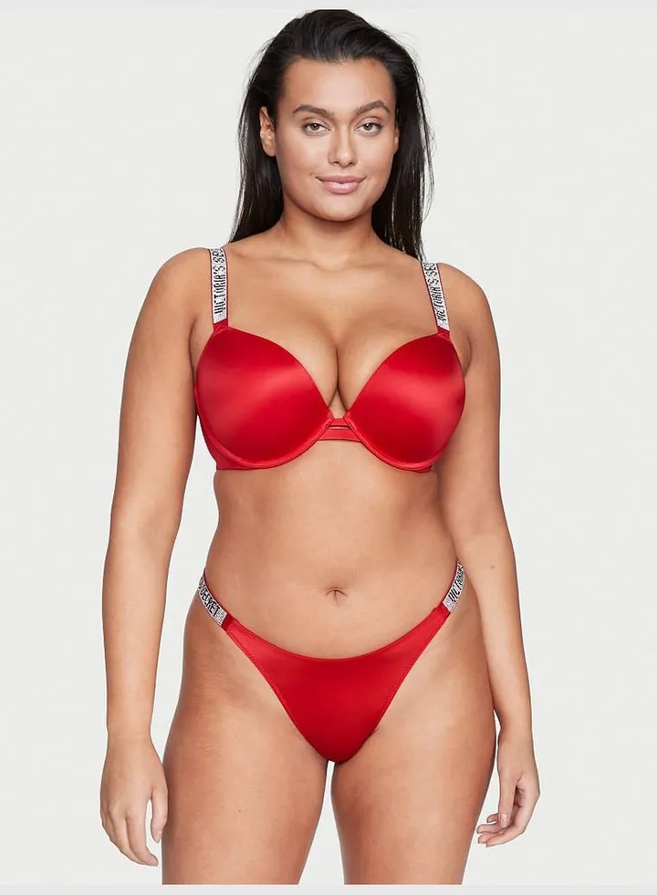 Shine Strap Thong Panty