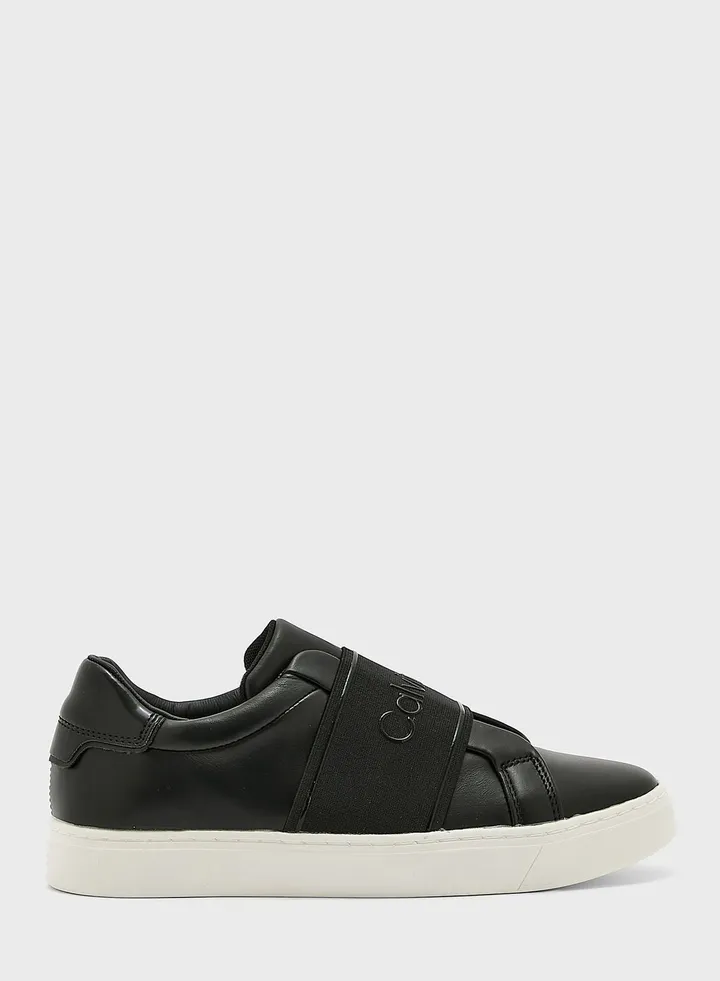 Logo Strap Slip On Sneakers