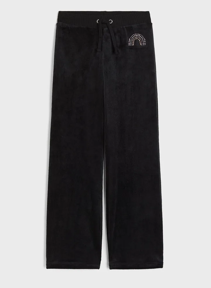 Kids Essential Velour Trousers